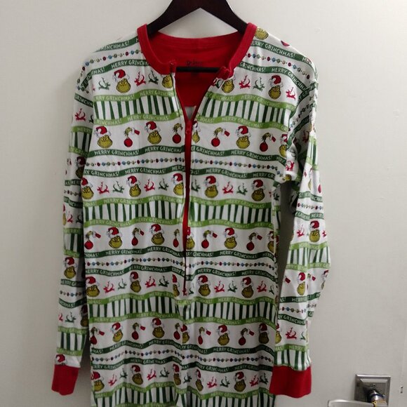 "Dr.Seuss', The Grinch, Christmas/Older Kids/Adult, Long Sleeved Sleepwear - Picture 1 of 7